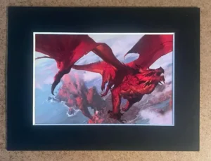 Dungeons and Dragons postcard fantasy artwork