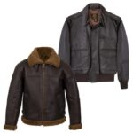 Vintage leather flying jackets