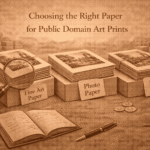 Choosing Paper for Public Domain Art Prints