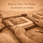 How to Trim Art Prints Accurately at Home
