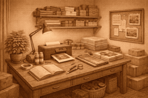 Setting Up a Small Home Print Workspace