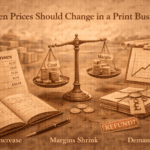 When Prices Should Change in a Print Business